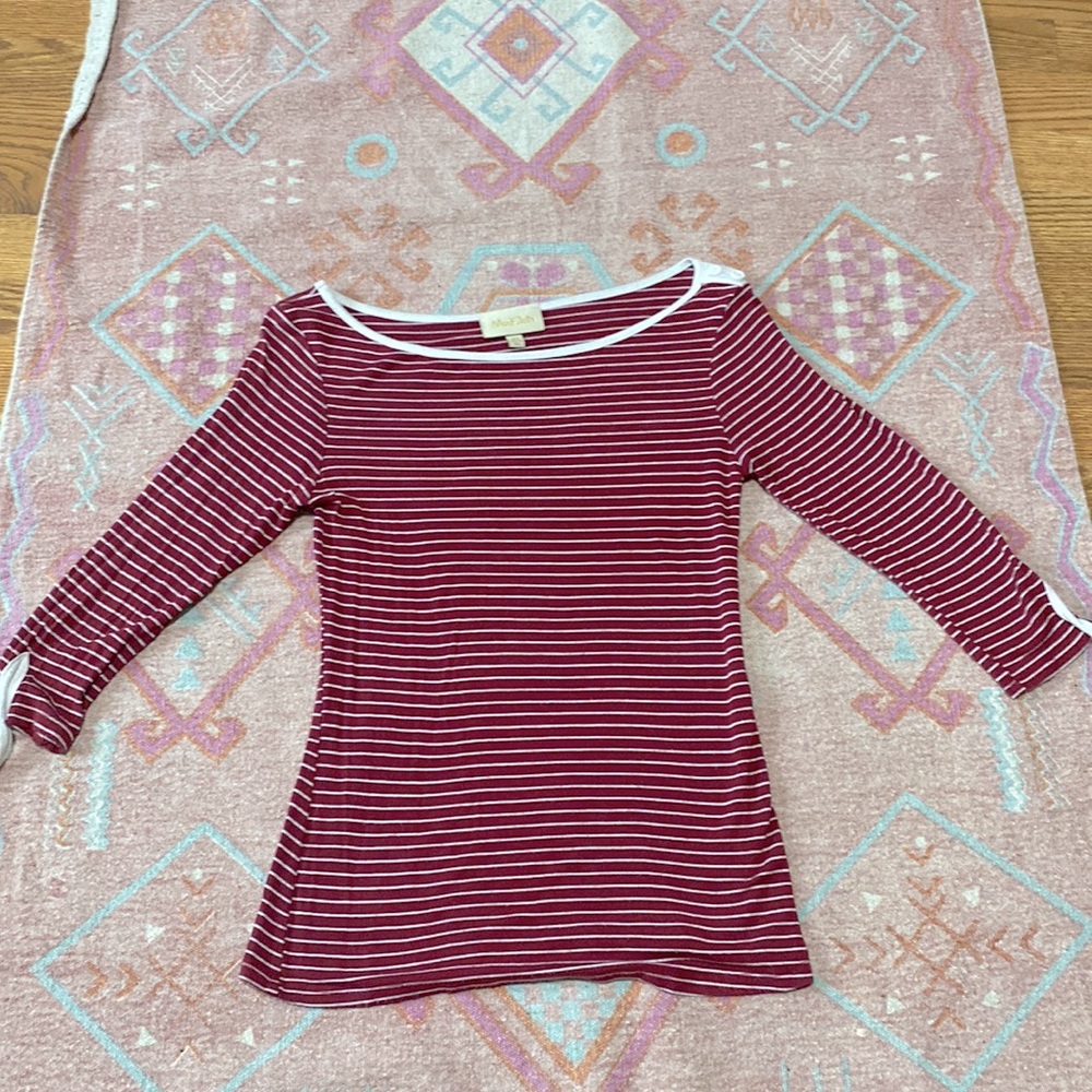ModCloth Striped Boat-Neck Tee